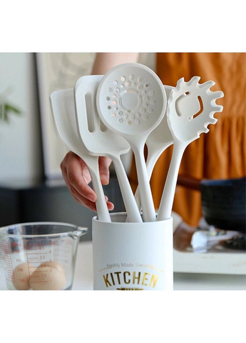 Набір кухонного приладдя 7367 11 предметів білий No Brand (322124414)