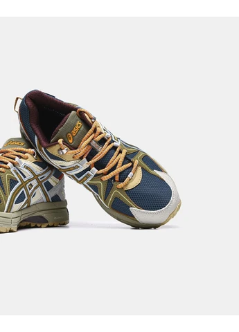Бежевые демисезонные кроссовки мужские asics gel kahana 8 beige blue gore-tex асикс гель кахано 8 No Brand