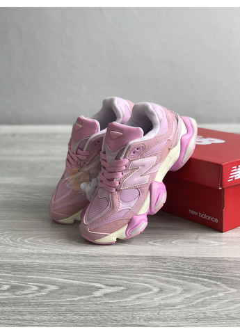 Кроссовки женские и мужские New Balance 9060 Pink | Нью Беланс 9060 розовые демисезоны (362672569)