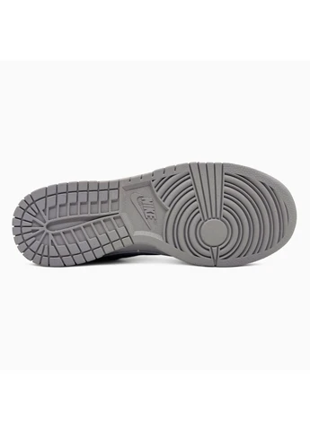 Сірі Осінні кросівки чоловічі Nike SB Dunk x Supreme Grey