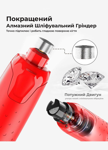 Бездротовий електричний гриндер точилка для кігтів собак та кішок Pet Nail Grinder N65 Unbranded (282841544)