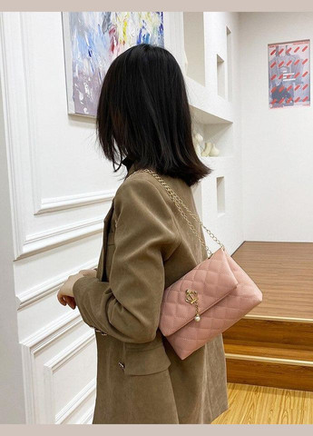 Сумка клатч женская пудровая код 6-441 PTR No Brand (317769339)