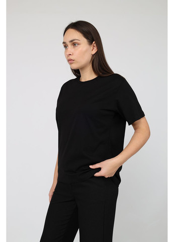 Футболка з коротким рукавом жіноча колір чорний CB-00283872 Yuki - (369447239)