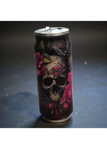 Готическая термобанка 500 мл "Kiss of Death" No Brand (386241139)