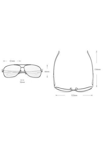 Мужские фотохромные солнцезащитные очки N7188 Black Photochromic KINGSEVEN (303110865)