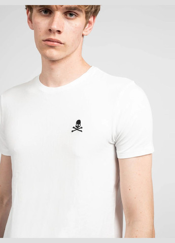 Белая футболка с логотипом Philipp Plein