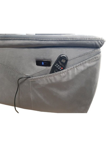 Крісло розкладне NEPTUN M VELVET (функція масажу) синє BL.86 NEPTUNMVGR Signal (372178727)