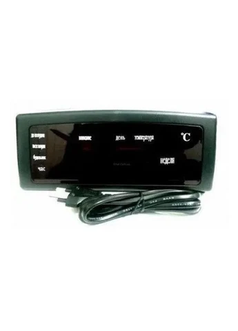 Цифровий настільний годинник з Led-дисплеєм CX 868 із зеленим підсвічуванням 5V живлення від мережі Caixing (391552438)