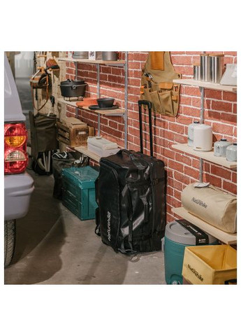 Дорожня сумка (6975641885467) Naturehike на колесах NH21LX002 розмір S чорна (366700046)