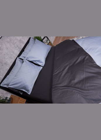 Комплект постільної білизни Satin Premium King Size 220x240 наволочки 2х70х70 (MS-820002860) Moon&Star Skyline Gray (288043479)