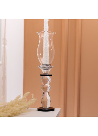 Подсвечник стеклянный 7×32 см подсвечник декоративный бокал на ножке HP-4-3L Yiwu (351431259)