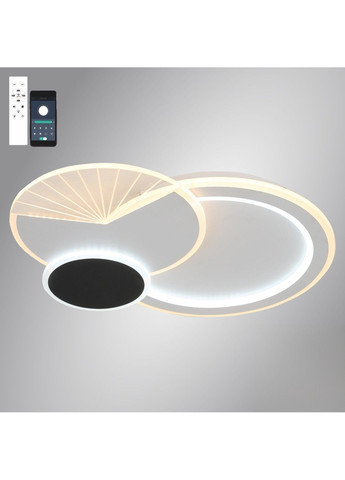 Керована світлодіодна люстра COMETA 90W-3R-APP-540x420x60-WHITE/BLACK-220-IP20 ESLLSE (301020901)