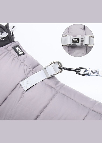 Синтепоновый комбинезон для котов и кошек Pet Style "DuoMM" Серый S No Brand - (323237325)