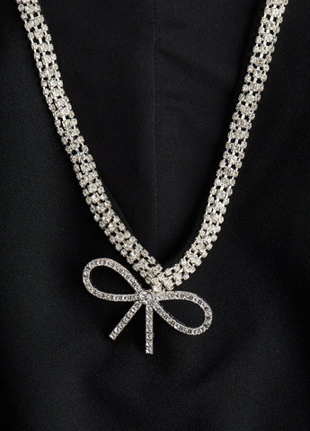 Чорна святковий сукня H&M однотонна