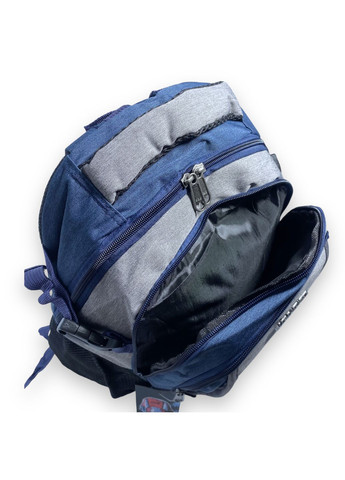 Рюкзак, 30 л, три відділення, бічні кишенісітки, бічна стяжка, розмір 45*30*19 см, синій Jingpin (266911649)