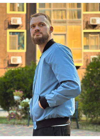 Легкий бомбер з водовідштовхувальної тканини Vakko на блискавці (362189167)