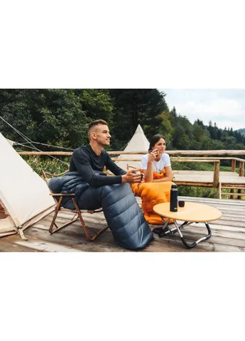 Спальник пуховой NOX 250 grey/cheddar orange - 195 см - серый/оранжевый Turbat (314800799)