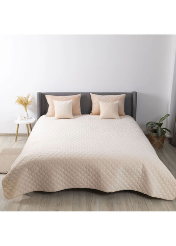 Декоративна велюрова подушка 40*40 см, гіпоалергенна Персикова (229404040) ТЕП (372687330)