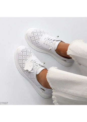 Белые белые кеды No Brand