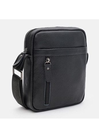 Чоловіча шкіряна сумка K1266-2bl-black Borsa Leather (366343737)