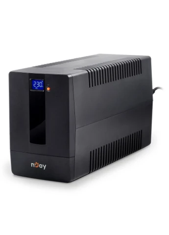 Источник бесперебойного питания Horus Plus 1500 (PWUPLI150H1-AZ01B) Lin.int., AVR, 4 x евро, USB, LCD, пластик nJoy (314930465)