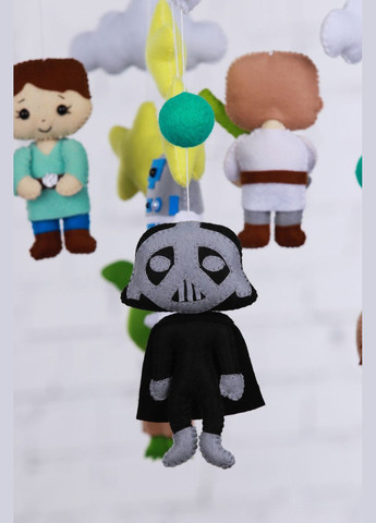 Дитячий музичний мобіль на ліжечко для немовлят WooolyWool «Зоряні війни» з 35 мелодіями (М033) No Brand (342757967)