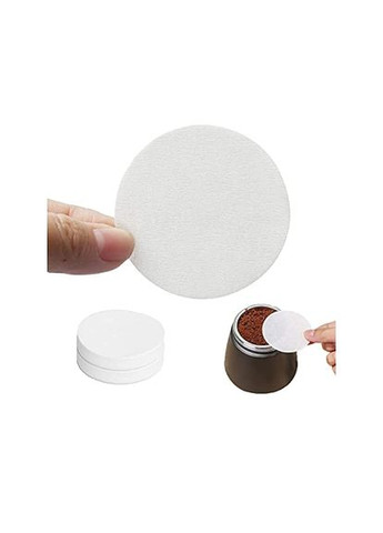 Фільтри для гейзерної кавоварки на 6 чашок Moka Pot Paper Filter (R-B30047-VS) No Brand (303348484)