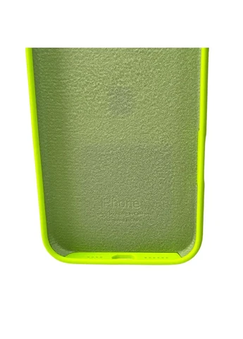 Чехол для смартфона Silicone Full Case AA Camera Protect силиконовый 0,5 мм Shiny Green для Apple iPhone 16 Pro No Brand (403005278)