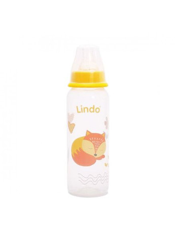 Пляшка кругла LI143 з силіконовою соскою Lindo (286420499)