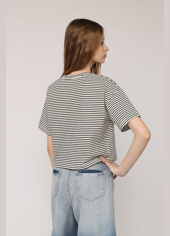 Футболка с коротким рукавом женская цвет белый CB-00275568 Crep - (330222931)