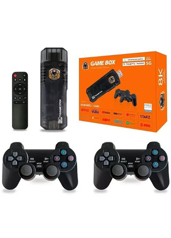 Портативна консоль Smart TV Game Box X8 8K/5G Smart TV 64 ГБ чорний (2103354313) No Brand (329421989)