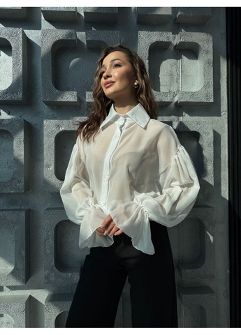 Молочна блуза жіноча оверсайз Style Point