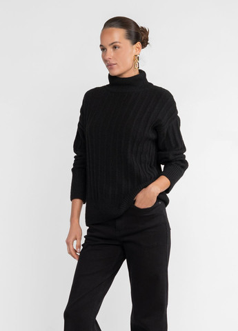 Черный зимний свитер женский черный Arber Crew-neck FW D4 WTR-227