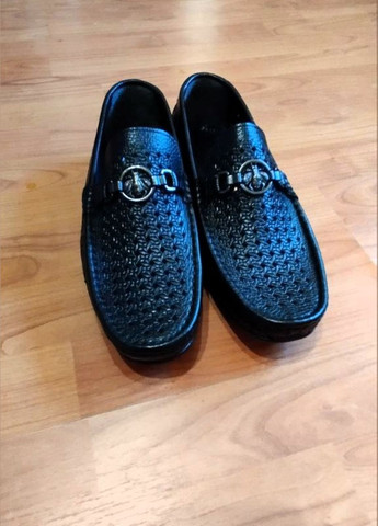 , брендові чоловічі мокасини з перфорацією на рівній підошві 45 (30 см) чорні Sherlock Soon 2308-1 (331167067)