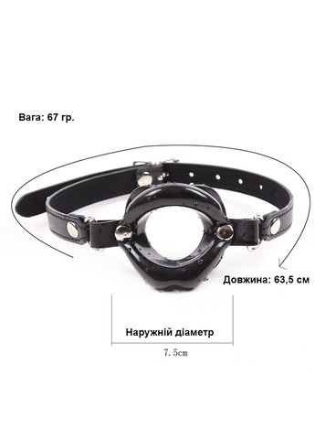 БДСМ Кляп-расширитель (черный, силиконовый) We Love (284279336)