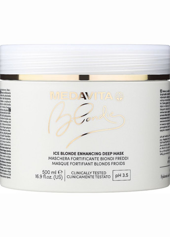 Маска для холодних відтінків блонду Blondie Ice Blonde Enhancing Deep Mask 500ml (1176403-195908) Medavita (368865941)