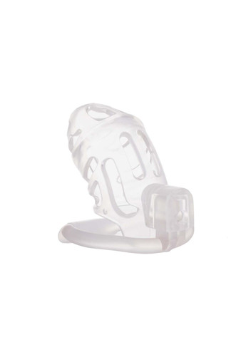 Клетка для пениса SEVANDA Plastic Penis Chastity Cage - Transparent Lockink (335387214)