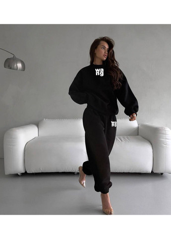 Жіночий теплий костюм з принтом No Brand (363987481)