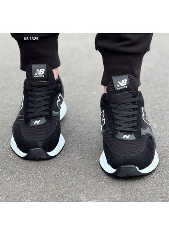 КРОСІВКИ ЖІНОЧІ NEW BALANCE BLACK WHITE НЬЮ БЕЛАНС No Brand чорні демісезони (368868883)