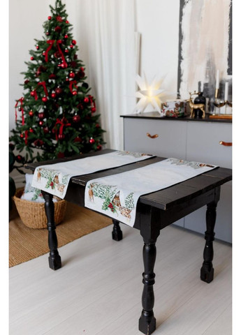Ранер гобеленовый новогодний Squirrel 35х100 см дорожка на стол для праздничного оформления ProDobro (369377934)