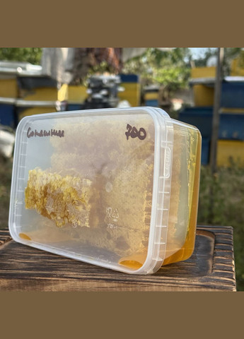 2025 г Соты Разнотравье - подсолнечник 700 грамм МЕД ПОШТОЮ (351874109)