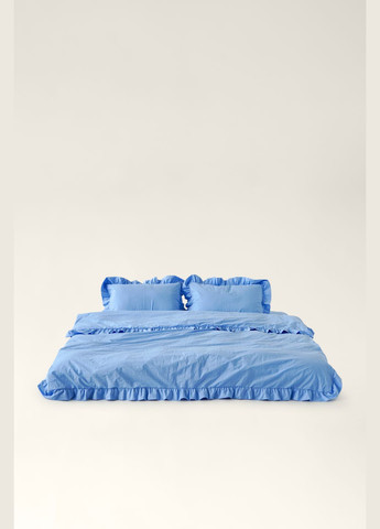 Постельное белье варенный хлопок полуторное 150 х 215 см 3в1 наволочки, пододеяльник, простынь Beni Home (345641642)