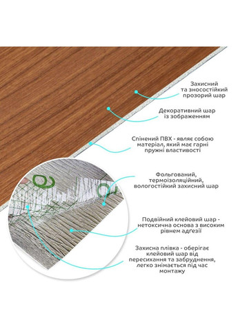 Самоклеящаяся виниловая плитка в рулоне дуб 0,6*3м*2мм Sticker Wall (300241862)