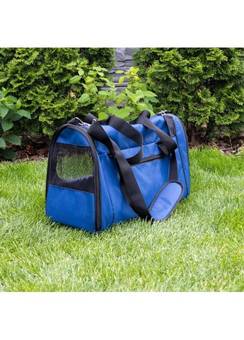 Сумка переноска для собак та кішок маленьких порід, транспортувальна сумка для тварин (ZO-0001) Синій No Brand (370709312)