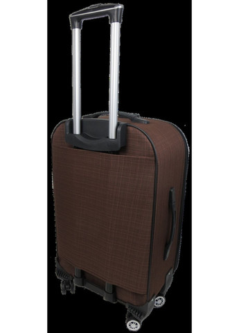 Тканева середня валіза на чотирьох колесах 67L Gedox коричневий No Brand (361156632)