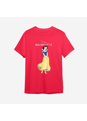Красная демисезонная детская футболка с принтом "snowwhite / белоснежка и семь гномов" (10335489344) ТiШОТКА