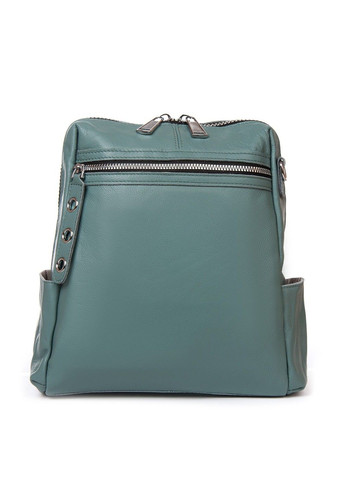 Женская кожаный рюкзак 8781-9 l-blue Alex Rai (293765248)