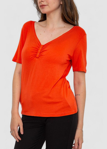Коралловая демисезон футболка женская, цвет коралловый, Ager