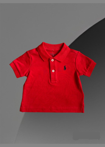 Красная детская футболка-поло Ralph Lauren