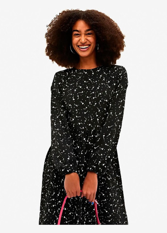 Чорна повсякденний плаття, сукня Monki з квітковим принтом